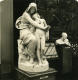 France Paris Musée Du Luxembourg Sculpteur Aizelin Ancienne NPG Stereo Photo 1900 - Stereoscopic