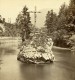 Autriche Salzkammergut Ischi Ancienne Wurthle Stereo Photo 1906 - Stereoscopic