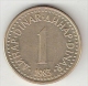 Yogoslavia 1 Dinar  1983   KM 86    Unc !! - Yougoslavie