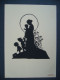 Germany: MUTTER MIT KINDER  - Illustrator - Scherenschnitt - Georg Plischke - Unused - Silhouettes