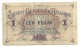 Belgium 1 Franc Societe Generale Belgique 13/9/1916 - 1-2 Francs