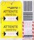 ETIQUETTES A BAGAGES  AIR FRANCE  Stand By/Rush  Papier (lot De 2) - Étiquettes à Bagages