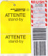 ETIQUETTES A BAGAGES  AIR FRANCE  Stand By/Rush  Papier (lot De 2) - Aufklebschilder Und Gepäckbeschriftung