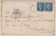 24881  LONDON SW 4 JU 5 60 Pair Of 2d Blue To Toulon France On Entire, Circled PD In Red - Lettres & Documents