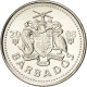 Monnaie, Barbados, 25 Cents, 2008, SPL, Nickel Plated Steel, KM:13a - Barbados (Barbuda)