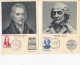 Carte Maximum  15-02-1958 Hommes Celebres - 1950-1959