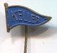 KELLER - Marine Ship  Yachting Flag Nautical, Vintage Pin  Badge - Segeln