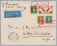 Schweiz Luftpost 1930-08-31 St. Gallen - Vaduz Erstflug Brief Nach Sutton Coldfield GB - Erst- U. Sonderflugbriefe