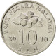 Monnaie, Malaysie, 10 Sen, 2010, SPL, Copper-nickel, KM:51 - Malaysie