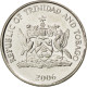 Monnaie, TRINIDAD & TOBAGO, 25 Cents, 2006, SPL, Copper-nickel, KM:32 - Trinidad Y Tobago