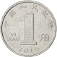 Monnaie, CHINA, PEOPLE'S REPUBLIC, Jiao, 2010, SPL, Stainless Steel, KM:1210b - China