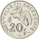 Monnaie, Nouvelle-Calédonie, 20 Francs, 1992, SPL+, Nickel, KM:12 - Nuova Caledonia