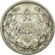 Monnaie, GERMANY - EMPIRE, 1/2 Mark, 1906, Stuttgart, TB, Argent, KM:17 - 1/2 Mark