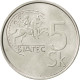 Monnaie, Slovaquie, 5 Koruna, 2007, SPL, Nickel Plated Steel, KM:14 - Slowakei