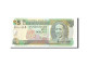 Billet, Barbados, 5 Dollars, 2000, NEUF - Barbados