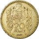 Monnaie, Monaco, Louis II, 20 Francs, Vingt, 1947, TTB, Copper-nickel, KM:124 - 1922-1949 Louis II