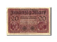 Billet, Allemagne, 20 Mark, 1918, 1918-02-20, TB+ - Reichsschuldenverwaltung