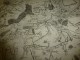 Delcampe - 1757  ?  Carte Géographique (cachet Au Dos :MUNIFICENTIA REGIS OPTIMI CIVES  .L. CONFEC (Sens,Provins,Nogent,Montereau) - Geographical Maps