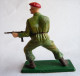 SOLDAT FIGURINE FIG STARLUX 1959 PARACHUTISTE MITRAILETTE HANCHE 5000 PARA (1) - Starlux