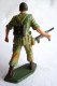 SOLDAT FIGURINE FIG STARLUX 1966 PARA CASQUE Chargeant Mitrailette P15  ARMEE MODERNE - Starlux