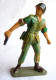 SOLDAT FIGURINE FIG STARLUX 1966 PARA CASQUE REVOLVER P12 1  ARMEE MODERNE - Starlux