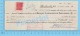 Sherbrooke 1933 Cheque ( $30, Embouteillage Idéal,  Stamp  Scott #197 BL ) Quebec 2 SCANS - Cheques & Traveler's Cheques