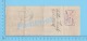 Lachine  Quebec Canada 1921  Cheque ( $30.00, "Arthur Larche"  Stamp Scott # 106 B ) 2 SCANS - Cheques & Traveler's Cheques