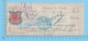 Montreal Quebec Canada  1919  Cheque ( $30.35 , "Caledonian Insurance Co."  Stamp Scott  # 106 ) 2 SCANS - Cheques & Traveler's Cheques