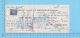 Toronto 1942 Cheque ( $61.59, Brill Shirt &amp; Neckwear Ltee, Tax Stamp FX64   ) Ontario Ont. 2 SCANS - Cheques & Traveler's Cheques