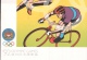 1992 Olympics HONG KONG, Summer Olympics, Barcelona A126, Special Postmark, #626 $2.30 Stamp Cycling Postcard - Jeux Olympiques