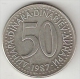 Yogoslavia  50  Dinara  1987   KM 113   Unc !! - Yougoslavie