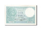 Billet, France, 10 Francs, 10 F 1916-1942 ''Minerve'', 1940, 1940-11-21, SUP - 10 F 1916-1942 ''Minerve''