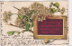 Fancy Card - 1901 - Brodées