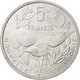 Monnaie, Nouvelle-Calédonie, 5 Francs, 1952, TTB+, Aluminium, KM:4, Lecompte:71 - Nuova Caledonia