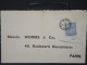 GRANDE-BRETAGNE- Timbre Perforé ( A.S.B.C.) Sur Enveloppede Leadenhall Pour Paris  En 1914   LOT P4114 - Perfin
