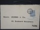 GRANDE-BRETAGNE- Timbre Perforé ( A.S.B.C.) Sur Enveloppede Leadenhall Pour Paris  En 1914   LOT P4114 - Perforés