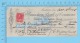 Marbleton, Quebec Canada  Cheque, 1915 ( $73.02, Louden Machinery, Eastern Town Ships Bank  Stamp #106)  2 SCANS - Cheques & Traveler's Cheques