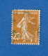 1927 / 1931  N° 235   TYPE  SEMEUSE FOND PLEIN   OBLITÉRÉ - Usati