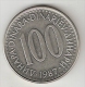 Yogoslavia  100  Dinara  1987   KM 114   Unc - Yougoslavie