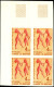 ANCIENT CIVILIAZATION-ROCK ENGRAVINGS-PAINTINGS-CAVE ART-DLUXE PROOF-IMPERF BLK OF 4-MAURITANIA 1975-MNH-DCN-129 - Grabados