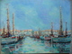 Delcampe - J. Fabre - Port De Méditerranée- HST Signée - Oils