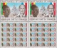 Cameroun 1979 Y&T 632 Et 632A. Feuilles Complètes Avec Et Sans Erreur D´étoile Dans Le Drapeau. Giscard Au Cameroun - Timbres