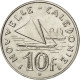 Monnaie, Nouvelle-Calédonie, 10 Francs, 1995, SUP+, Nickel, KM:11 - Nueva Caledonia