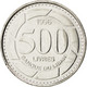 Monnaie, Lebanon, 500 Livres, 1996, SPL, Nickel Plated Steel, KM:39 - Liban