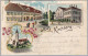 AK BE KIRCHBERG 1899-06-05 Kirchberg "Gruss Aus" Litho W.Grossenbacher - Kirchberg