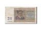 Billet, Belgique, 20 Francs, 1956, KM:132b, TTB - Other & Unclassified