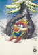 Olympic Games Sarajevo 1984 Mascote Vucko Sled Luge Postcard - Olympic Games