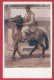 170275 / Bulgarian Czech Art  Ivan Vaclav Mrkvicka - PEYSAN DES ENVRONS DE TZARIBROD SERBIA , HORSE  MAN Bulgaria - Bulgarie