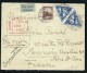 LETTONIE- Enveloppe En Recommandée De Riga Pour Sannois  ( France)  Par Avion En 1936 Aff Plaisant  A Voir LOT P4242 - Lettonie