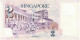 Billet, Singapour, 2 Dollars, 2005, SUP - Singapour